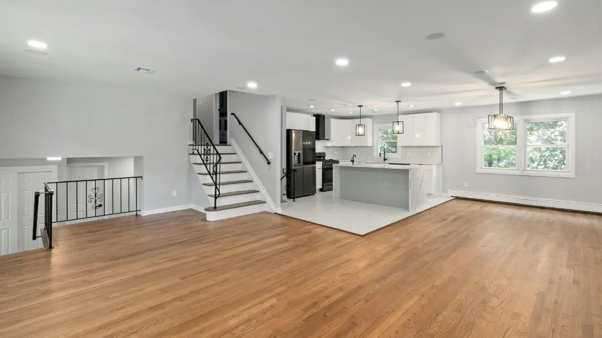 Basement finishing and renovation in Alpharetta, GA.